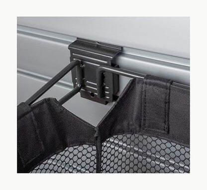 HandiWall Large Mesh Basket for Ball and Sports Storage on Garage Slatwall Panels