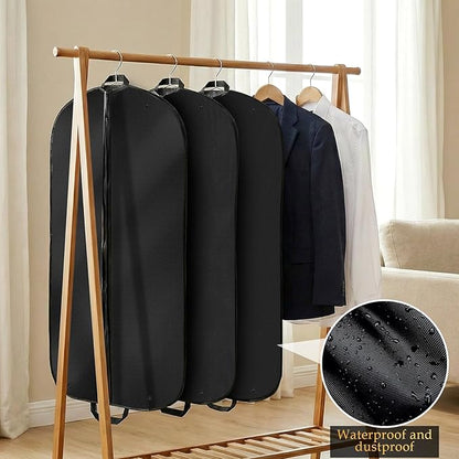 2 Pack STEVOY 40" Breathable Garment Bag, Suit Covers, Travel Carrier Bag with Handles, Foldover