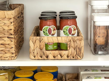 StorageWorks Wicker Baskets for Organizing in Kitchen and Bathroom