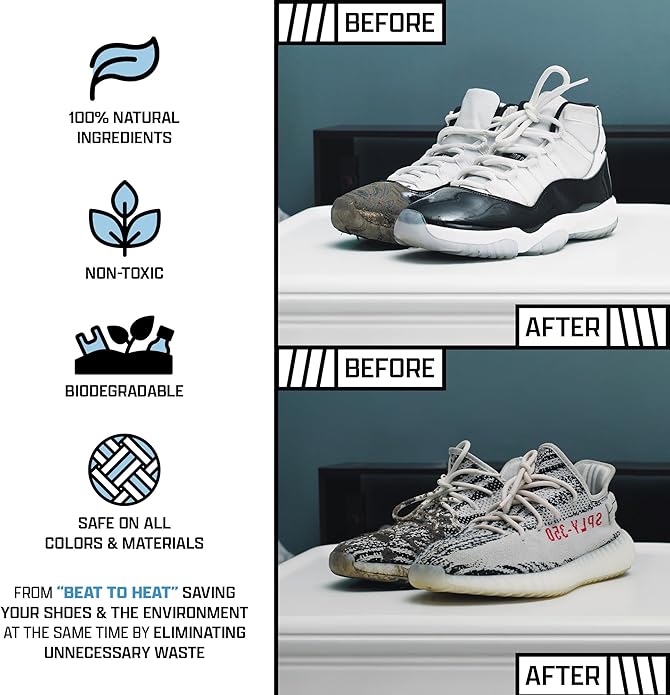 FACTORY LACED Shoe Cleaning Kit - Complete Sneaker Cleaner Kit - Shoe Cleaner for all shoes