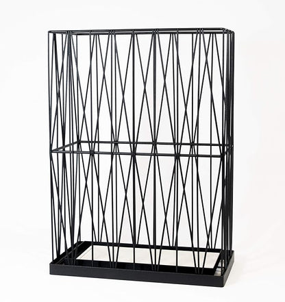 Mango Steam Pluvian Soakstone Umbrella Holder (Rectangle, Black)