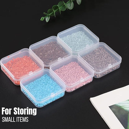 Mr. Pen- Small Plastic Containers, Clear, 12 pcs, Small Bead Organizer, Small Containers for Organizing, Bead Containers, Small Plastic Box, Mini Containers, Small Plastic Storage Containers