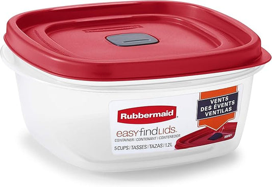 Rubbermaid Easy Find Lids 5-Cup Food Storage and Organization Container