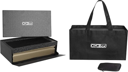 OYOBox Maxi Luxury Eyewear Organizer, Lacquered Wood Box for Glasses + Sunglasses