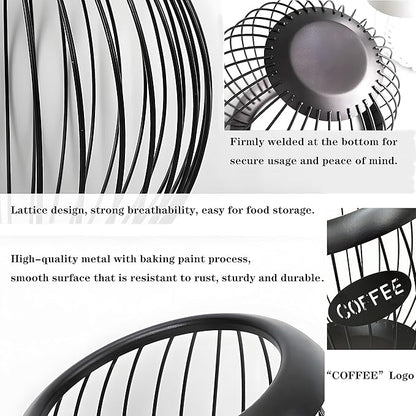 Coffee Pod Holder,K Cup Holder,Large Capacity Kcups Organizer for Counter, Coffee Bar Accessories＆Station Organizer,Pods Storage (White)