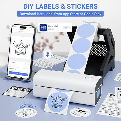 Thermal Shipping Label Printer - 4x6 Label Printer for Small Business - Desktop Barcode Printer
