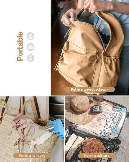 Travel Garment Rack ,Portable and Foldable，Folding Clothes Rack for Dance,Travel,Camping, Drying,RV, Indoor,Outdoor. A Collapsible Mini Clothing Rack.