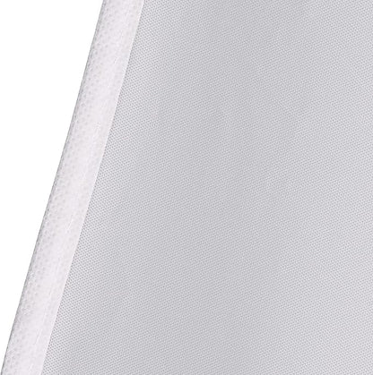 Kntiwiwo Clear Garment Bags for Closet Storage Suit Bag Set of 8 Hanging Clothes Cover Dress Bag Dust-Proof with Zipper for Suit, Coat, Long Dresses Clothes Storage 24” x50”