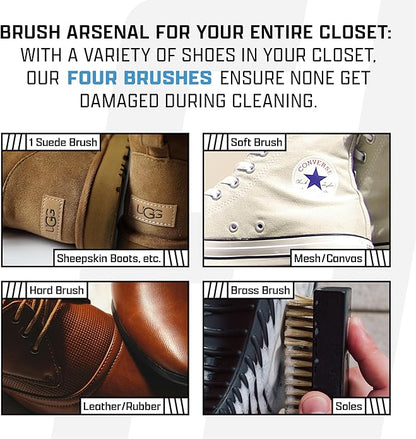 FACTORY LACED Shoe Cleaning Kit - Complete Sneaker Cleaner Kit - Shoe Cleaner for all shoes