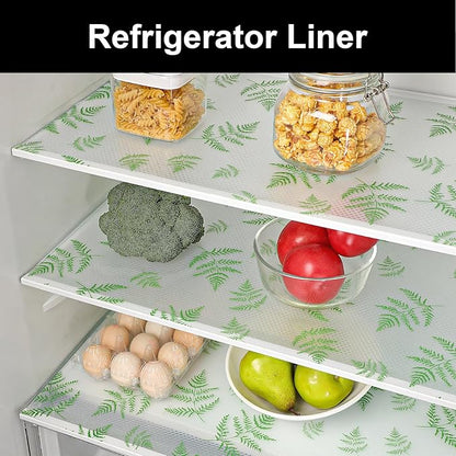 Cooyes Shelf Paper for Kitchen Cabinets Non Adhesive, Waterproof & Oil-Proof Kitchen Drawer Liner for Refrigerator Drawer Fridge Cupboard (23.6 Inch W x 354 Inch L)