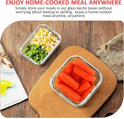 KOMUEE 24 Pieces Glass Food Storage Containers Set, Meal Prep Containers-Stackable Airtight Glass Storage Containers with lids,Freezer, Microwave, Oven Safe,Red