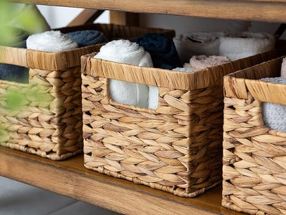 StorageWorks Wicker Baskets for Organizing in Kitchen and Bathroom