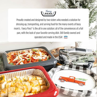 Fancy Panz Deviled Egg Trayz - Holds 20 Eggs - Deviled Egg Container Fits Classic/Premium Fancy Panz Elevated Food Serving Tray - Portable Eggs Carrier with Lid - Made in The USA Hosting Essentials