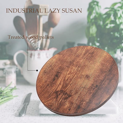[ 2 Pack ] 12-inch Lazy Susan Organizers, ACIAZAAZ Lazy Susan Turntable for Cabinet, Kitchen Turntable Storage for Table, Countertop, Pantry