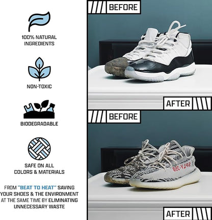 FACTORY LACED Shoe Cleaning Kit - Complete Sneaker Cleaner Kit - Shoe Cleaner for all shoes