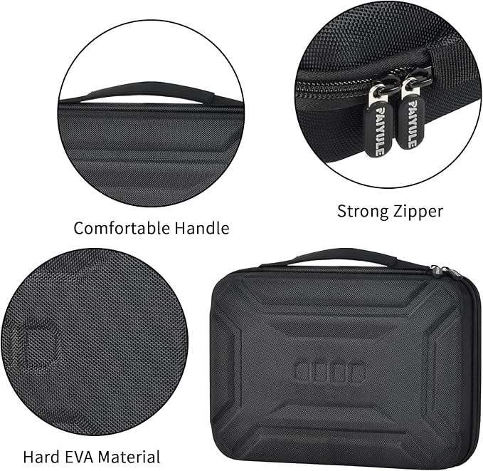 Battery Organizer Box Storage Case with Tester, Batteries Vault Holder Bag Container for 158+ Batteries Variety Pack AA AAA AAAA C D 9V 3V Lithium LR44 CR2 CR123 CR1632 18650 (Black)