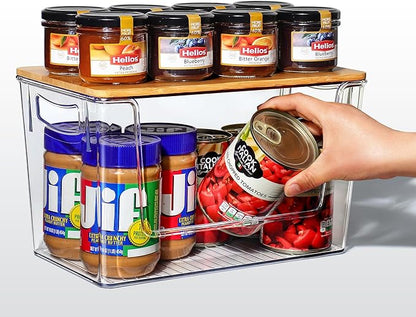 Pantry Organizer and Storage Stackable Kitchen Pantry Basket for Onion, Potato, Vegetable, Produce
