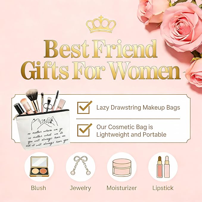 PUDDING CABIN Gifts for Women Friend Birthday Unique, Basket, Themed Friends Female, BFF, Bestie, BestFriend Friendship