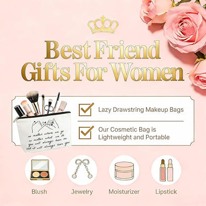 PUDDING CABIN Gifts for Women Friend Birthday Unique, Basket, Themed Friends Female, BFF, Bestie, BestFriend Friendship