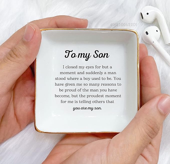 to My Son Gift Ring Dish, Son Gift from Parents, Son Wedding Gift, Son Present, Son Gift, Groom Wedding Gift, Son Present Groom Gift, Son Graduation Gift, Son Birthday Gift