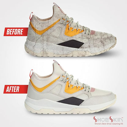 Premium Shoe Cleaner Kit - Tennis Shoes Cleaner, Sneaker Cleaner Kit, Dress Shoes, Boots, and all Shoe Types will Look Like New!