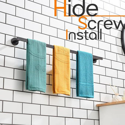 36 Inch Bathroom Towel Bar Bath Towel Rack Kitchen Towel Holder Long Towel Rails Wall Mounted SUS304 Stainless Steel Oil Rubbed Bronze AN4001ORB-L36