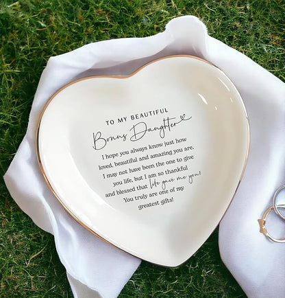Daughter In Law Gift, Ring Dish, Stepdaughter Gift, Future Daughter Gift, Daughter In Law Present, Daughter In Law Birthday Gift, Future Daughter Gift From Parents In Law, Stepmother Stepdad