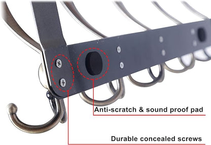 Dseap Over The Door Hook Hanger - Fits 1 3/8" to 1 3/4" Standard Doors | 5 Tri Hooks Heavy Duty Towel/Coat Rack | Door Organizer for Clothes, Jackets, Hats, Towels, Bronze, Pack of 2