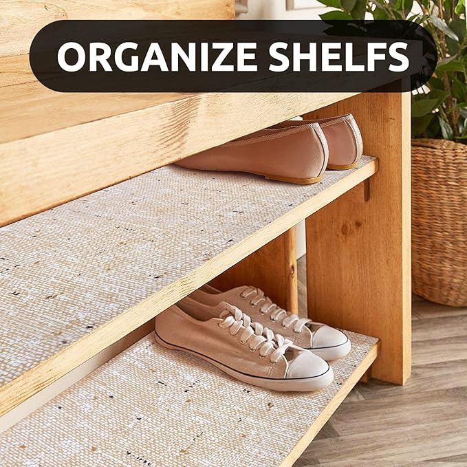 RAY STAR 12X120 Inch Shelf Liner for Kitchen Cabinets, Non-Adhesive Cabinet Liner Washable, PVC Drawer Liner for Dresser Non-Slip Bathroom (Yellow)(10 Roll)