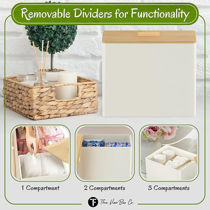 Feminine Care Product Organizer - Tampon Holder and Pad Case for Bathroom Accessories