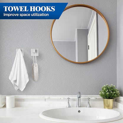 10-Pieces Brushed Nickel Bathroom Accessories Set, Bath Towel Bar Set, SUS 304 Stainless Steel Bathroom Hardware Set, Towel Holder, Towel Racks for Bathroom Wall Mounted
