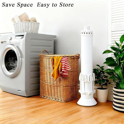 Four Legged 2 Tier Clothes Drying Rack Laundry Drying Rack Save Space Garment Rack Portable and Foldable Dry Rack with 4 Pulleys 16 Poles 360° Octopus for Indoor Outdoor Balcony Courtyard