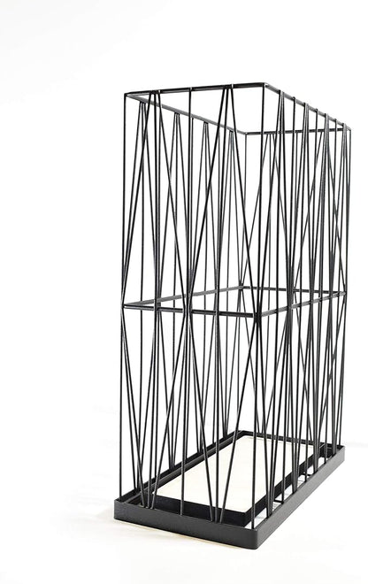 Mango Steam Pluvian Soakstone Umbrella Holder (Rectangle, Black)