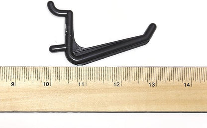 JSP Manufacturing Jumbo Pegboard Hooks Black Garage Tools Hammer Air Tool Storage Organization Jewelry (100)