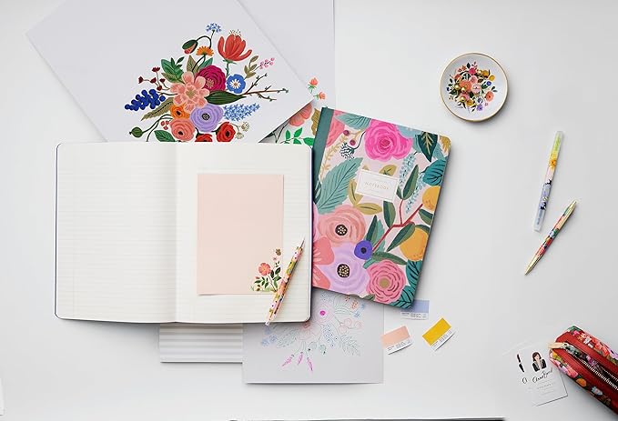 RIFLE PAPER CO. Garden Party Bouquet Ring Dish, Protect Your Trinkets and Jewelry, Minimize Loss, Organize Desk, Small Item Security, Keep Valuables Safe and Visible, Cute and Fashionable