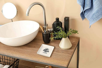 Funny Mother's Day Gift for Grandma from Grandchild - Best Nana Ever - Don't Mess With Grandmasaurus - Ceramic Jewelry Holder Box Ring Dish Trinket Tray for Birthday, Christmas