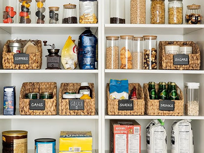 StorageWorks Wicker Baskets for Organizing in Kitchen and Bathroom