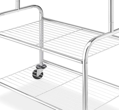 Whitmor Commercial Laundry Butler with Wire Shelf - Chrome