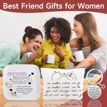 PUDDING CABIN Gifts for Women Friend Birthday Unique, Basket, Themed Friends Female, BFF, Bestie, BestFriend Friendship