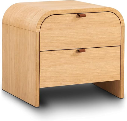 Poly & BARK Cirq Nightstand in Oak