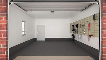 PROSLAT Garage Storage PVC Slatwall Panels -3 Packs of 8 ft. x 4 ft. Sections (30 Single Slats which Make up 96 sq.ft) (Sandstone)