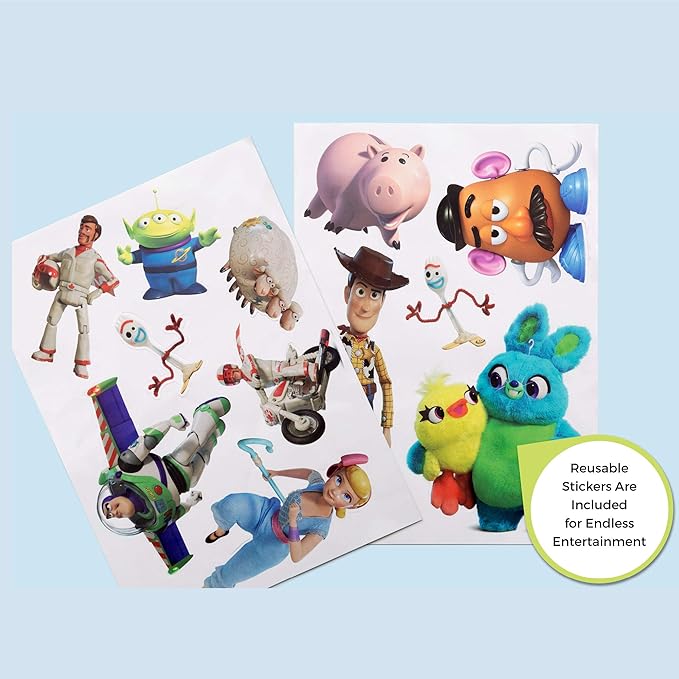 Disney/Pixar Toy Story 4 6 Bin Design and Store Toy Organizer by Delta Children