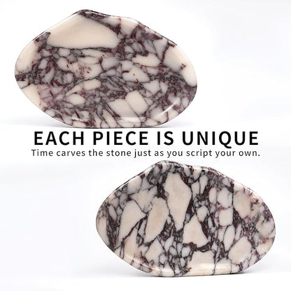 LWALMS Marble Clould Tray for Bathroom - Stone Catchall Jewelry Dish for Kithchen Counter and Aesthetic Room Decor, Cute Decorative Vanity Dishes for Trinket Ring Key Candle (9.5'' x 6.3'')