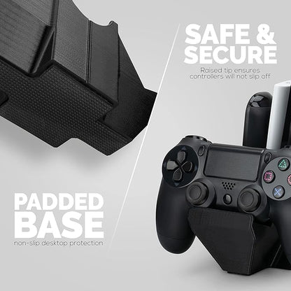 Dual Game Controller & Storage Desktop Holder, Universal Design for Xbox ONE PS5 PS4 PC Gamepads, Reduce Clutter, UGDS-01 by Brainwavz