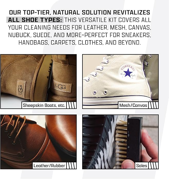 FACTORY LACED Shoe Cleaning Kit - Complete Sneaker Cleaner Kit - Shoe Cleaner for all shoes