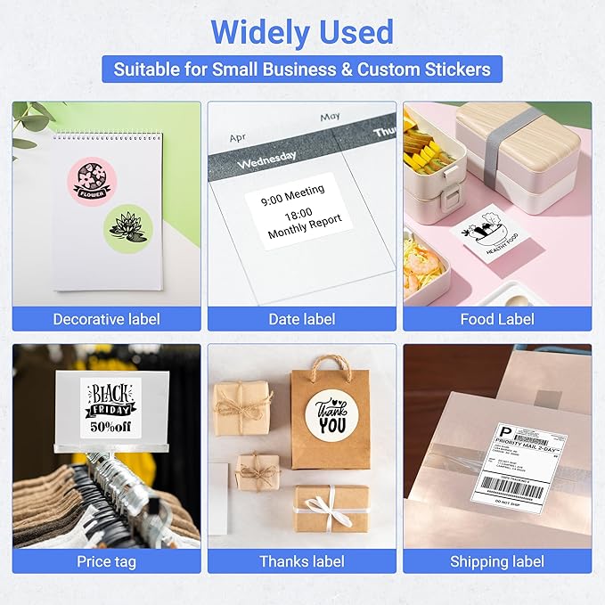 Thermal Shipping Label Printer - 4x6 Label Printer for Small Business - Desktop Barcode Printer