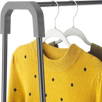 Whitmor Garment Rack with Shelf - Gunmetal