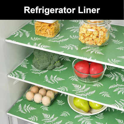 Cooyes Shelf Liner Drawer Liners, Shelf Liners for Kitchen Cabinets, Non-Adhesive Cabinet Liner, EVA Waterproof Non-Slip Refrigerator Liners for Kitchen Drawers（23.6" W x 118" L）