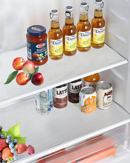 Shelf Liners for Kitchen Cabinets Non Slip 16 Inch Wide X 20 Ft Non Adhesive Drawer Liner Waterproof Clear Cabinet Liner Oil Proof Shelves Liner for Refrigerator Cupboard Pantry Closet Bathroom