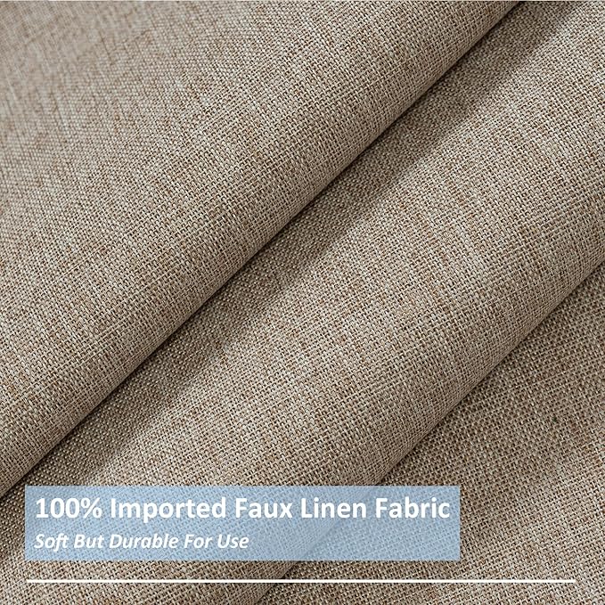 luckyjoyreal Faux Linen Armchair Caddy for Couch Remote Control Holder Non-slip Sofa Armset Organizer Caddy Storage for Recliner Couch 6 Pocket for Magazine 35"x19.5" Linen 1 Piece